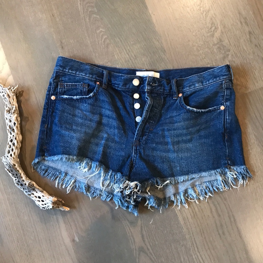 Free People Denim Cutoff Shorts